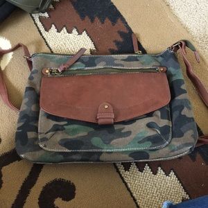 Camo shoulder bag